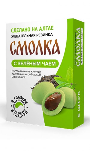 Смолка С ЗЕЛЁНЫМ ЧАЕМ В ГЛАЗУРИ